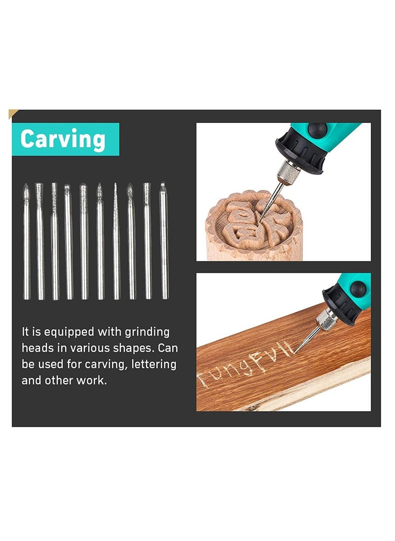 BONAI - DIE Grinder Kit Rotary Tool Kit with Multiport Keyless Chuck and Flex Shaft 211pcs Accessories Variable Speed 130W Electric Drill Set for Grinding Engraving Crafting Projects and DIY Creations - Image 1