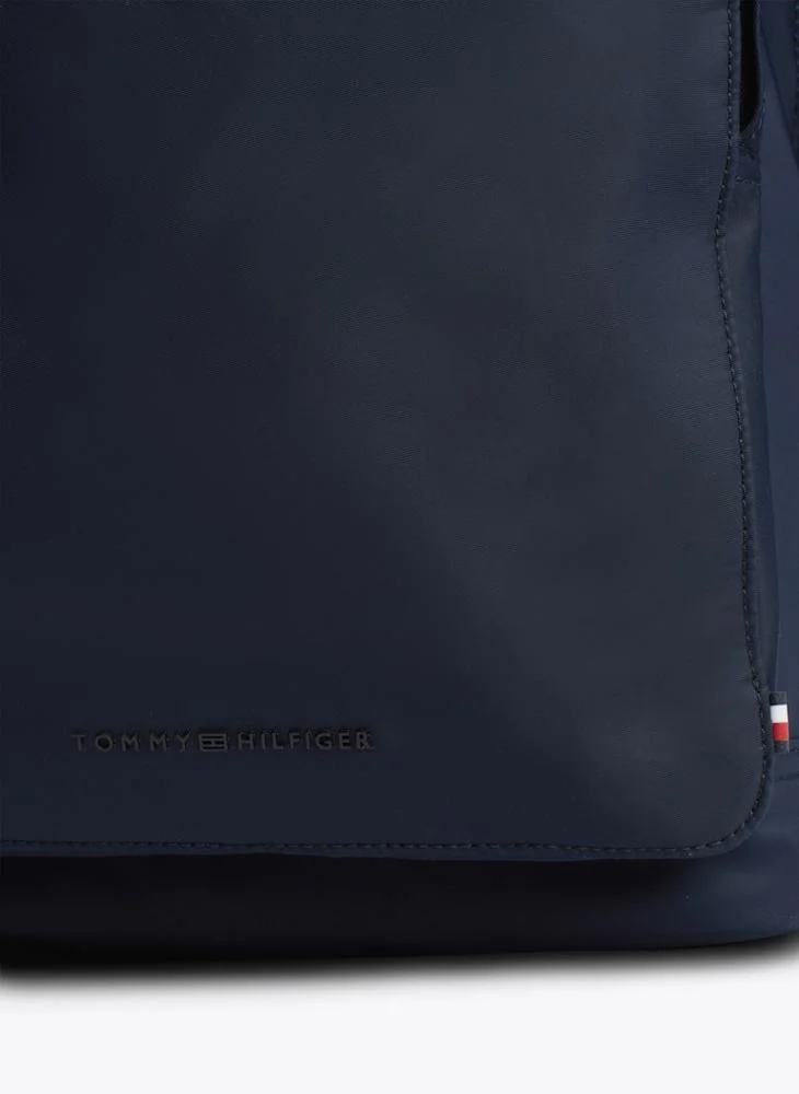 TOMMY HILFIGER Logo Textured Dome Backpack