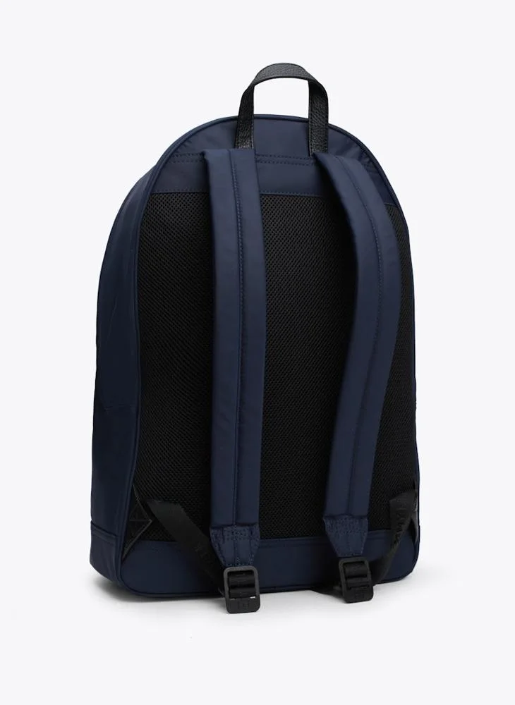 TOMMY HILFIGER Logo Textured Dome Backpack