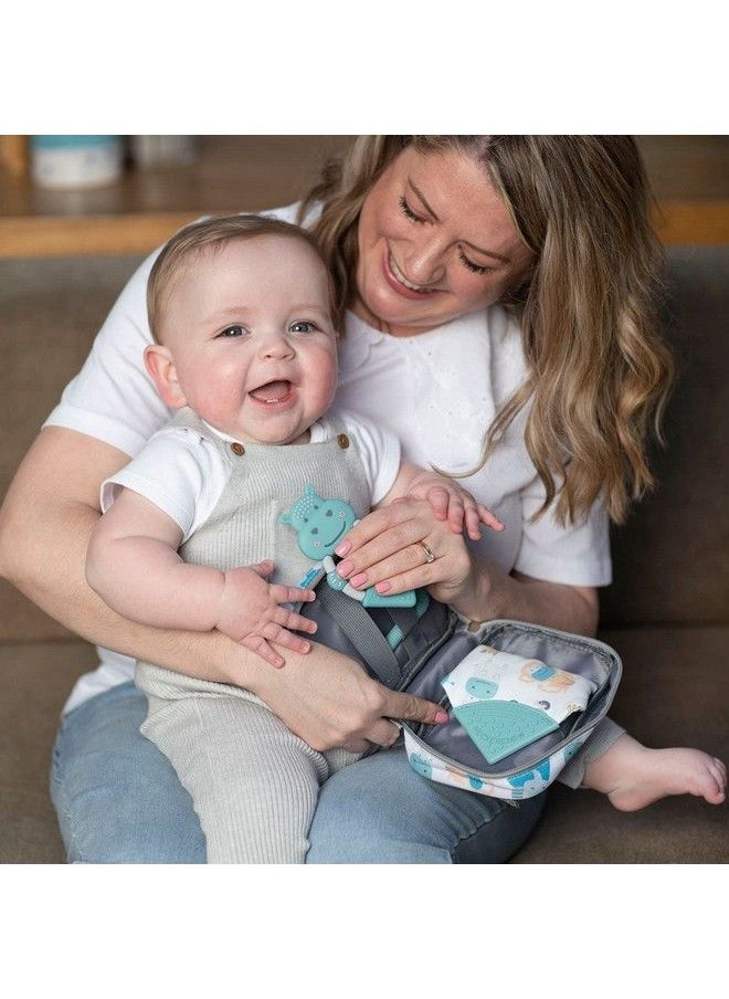 Teething Survival Kit. Includes 1 X Teething Dribble Bib 1 X Baby Teething Toy & 1 X Flexibrush Baby'S Starter Toothbrush. Combat Your Babies Teething Troubles Today