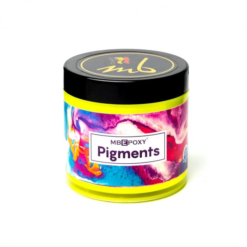 MBEPOXY Epoxy Resin Art Resin Pigments Brilliant Color Shake Easy to Use Non Toxic High Gloss Intense Shine Art Pigments are Perfect for Resin Artwork Epoxy Pigment Set R T Yellow Pack 4
