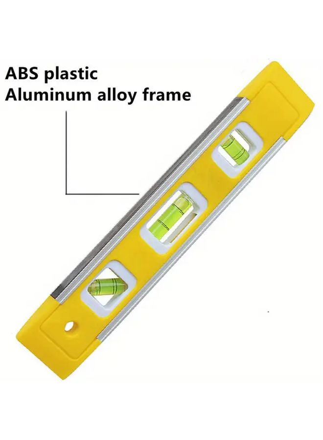 Aluminum Alloy 3 In 1 Magnetic Level Tool 9 06 Inch Precision Industrial Measurement - Image 5