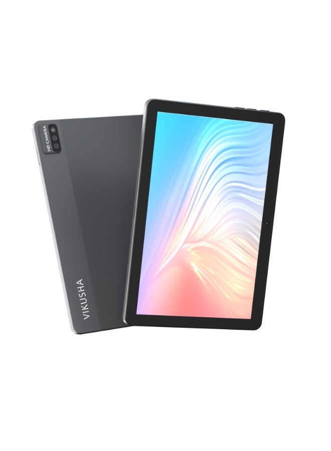 فيكوشا تابلت فيكوشا V-Z40، ذاكرة وصول عشوائي 4 جيجابايت + 64 جيجابايت، واي فاي 4GLTE، شاشة 10.1 بوصة، شريحتين اتصال، رمادي مع لوحة مفاتيح  - Image 2