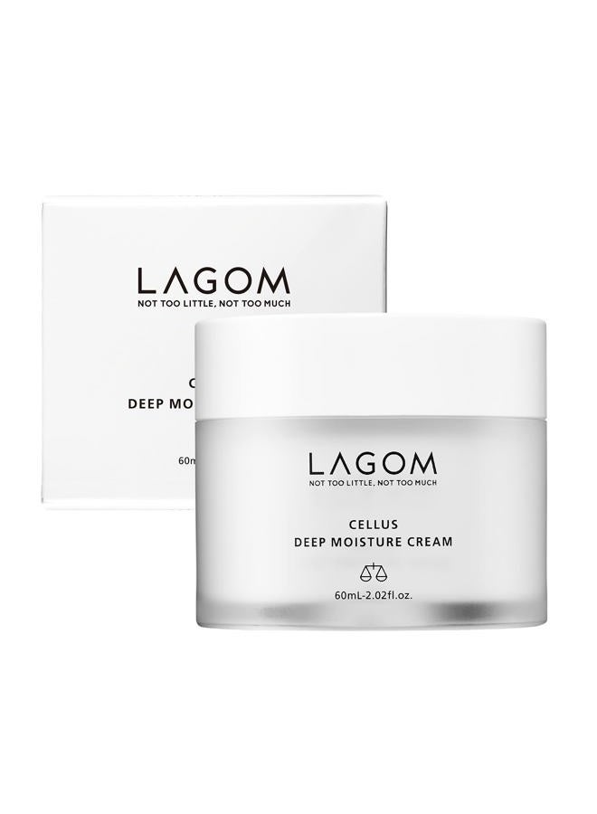 LAGOM Cellus Deep Moisture Cream Natural Moisturizer with Ceramide and D-Panthenol (B5) Smooth, Hydrating, Nourishing Protecting Cream 2.02 Fl Oz - Image 1