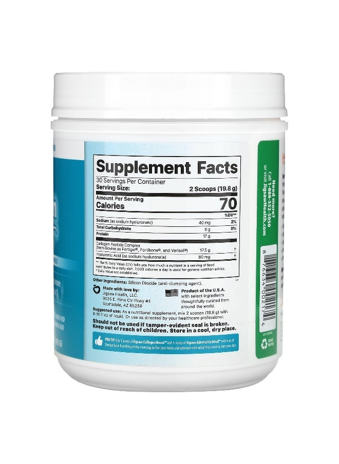 Jigsaw Health Jigsaw Health, Collagen Boost, Unflavored, 21 oz (595 g)  - Image 2