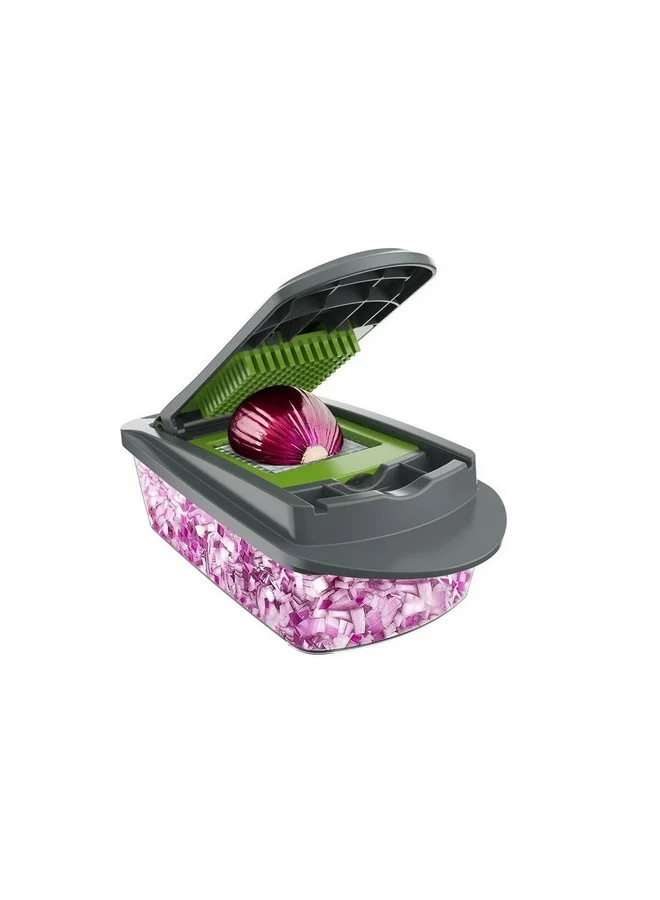 PARFAIT 8-in-1 Multifunctional Vegetable Chopper Green and Clear 1.3 L B840-C