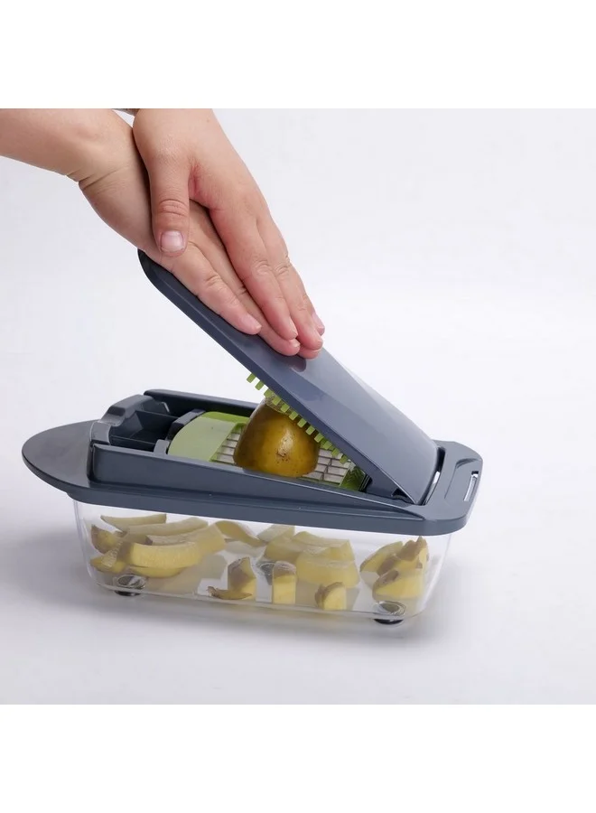 PARFAIT 8-in-1 Multifunctional Vegetable Chopper Green and Clear 1.3 L B840-C
