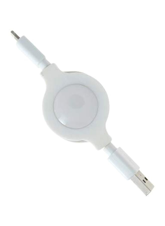 NIBEMINENT High Tech USB Retractable Cable White  - Image 2