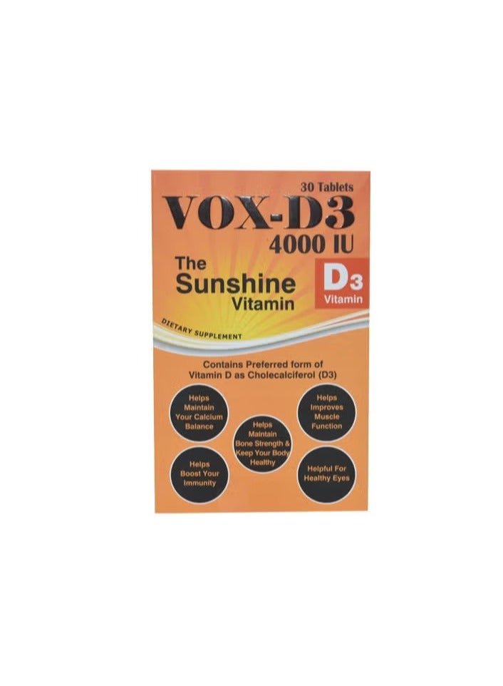 أقراص VOX D3 4000 IU