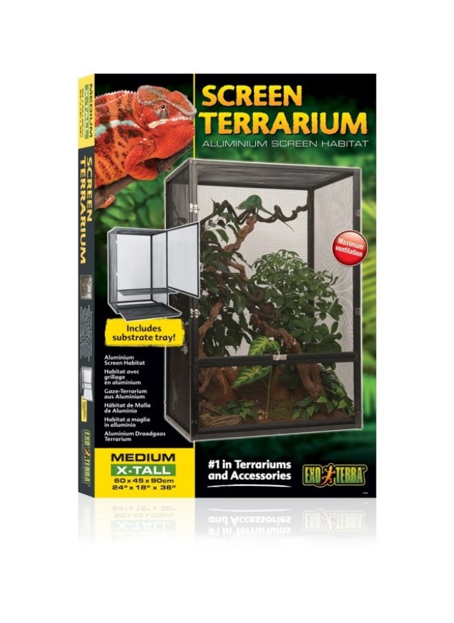 Exo Terra Exo Terra Screen Terrarium Medium X Tall 60 x 45 x 90cm 