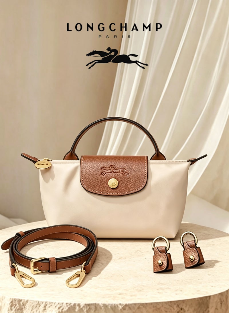 Longchamp French Longchamp Women's Fashion Versatile Mini Foot Bags Makeup Tool Cleaners Bag - Image 1