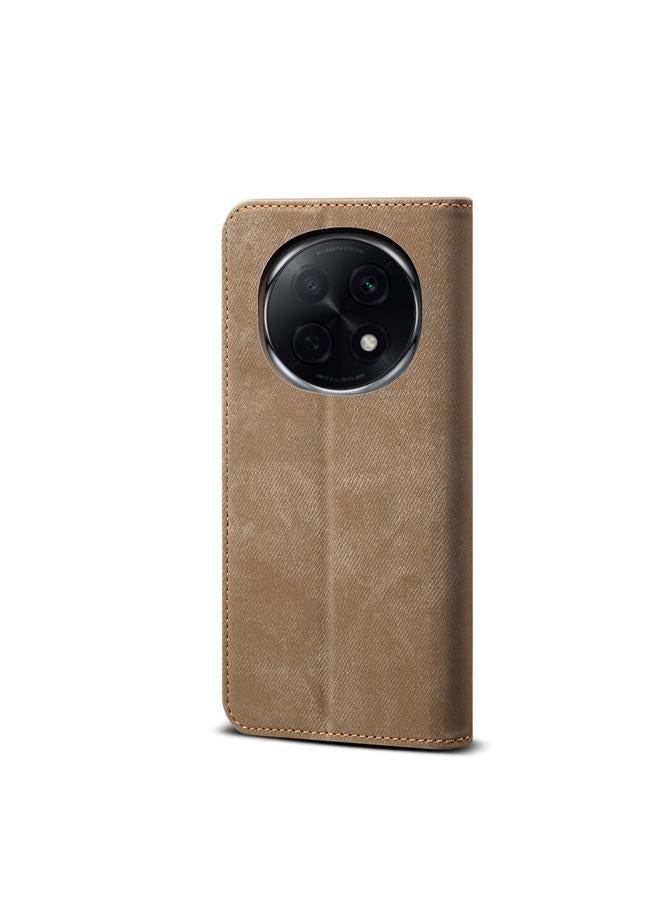 S-TOP Case For OPPO A5 Pro Global Denim Texture Casual Style Horizontal Flip Leather Case - Image 3