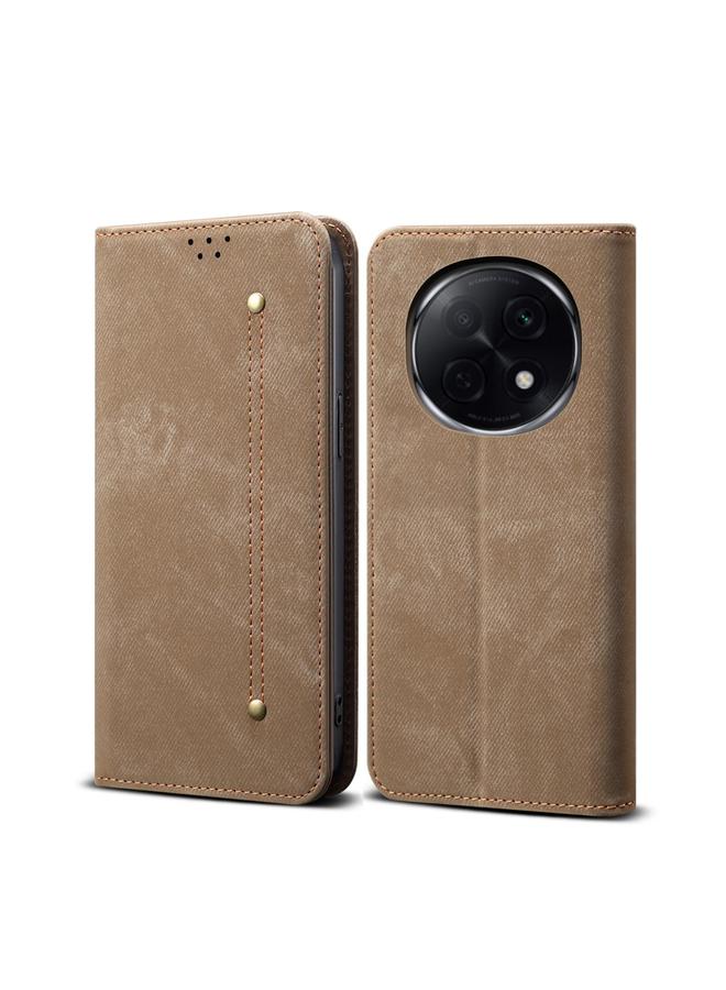 S-TOP Case For OPPO A5 Pro Global Denim Texture Casual Style Horizontal Flip Leather Case - Image 1