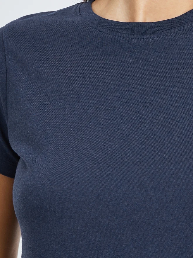 Styli vy Blue Pack of 3 - Solid Short Sleeve T-Shirt, Shorts and Pyjama Set for Women | Best Price UAE