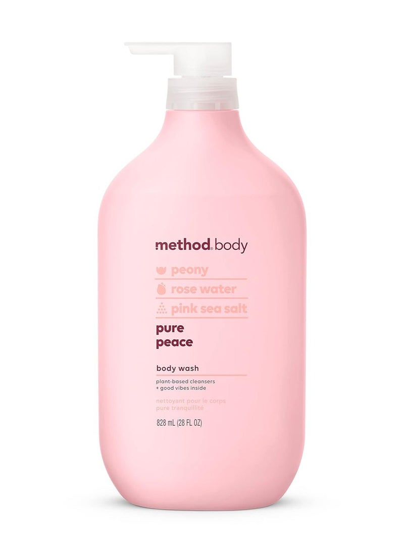 Method Method Body Wash, Pure Peace, Paraben and Phthalate Free, Biodegradable Formula, 28 oz (Pack of 1) - Image 1