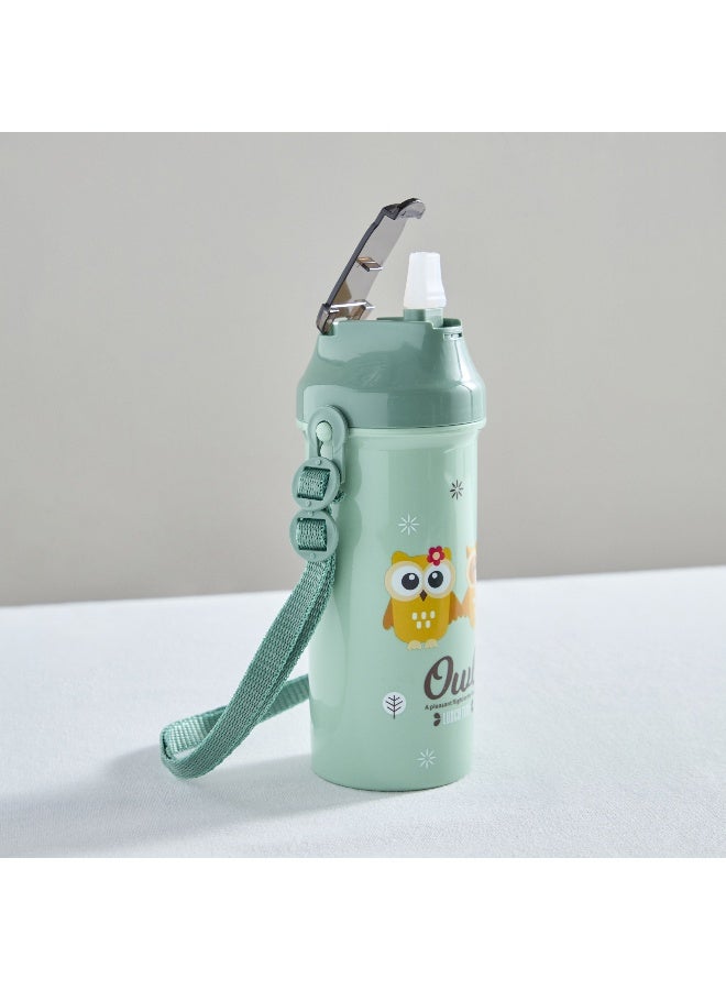 Home Box Neo Owl 3-Piece Lunch Box and Bottle Set with Spork 500 ml  - Image 5