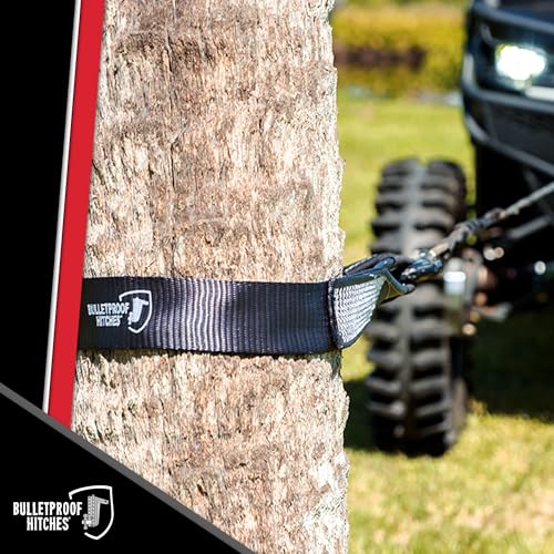 BulletProof Hitches 4" x 8' Heavy Duty Tree Protector Strap 60,000 LBS Breaking Strength - Tree Saver, Winch Strap, Off-Road Recovery for 2500/3500 Diesel Trucks - Image 3