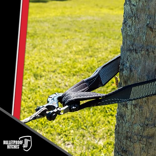 BulletProof Hitches 4" x 8' Heavy Duty Tree Protector Strap 60,000 LBS Breaking Strength - Tree Saver, Winch Strap, Off-Road Recovery for 2500/3500 Diesel Trucks - Image 5