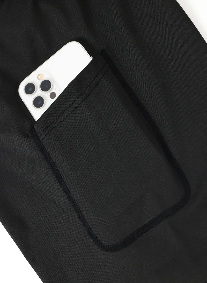 Kawn.yoga Gray Double Layer Shorts for Men | Best Price UAE