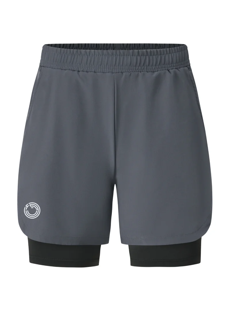 كون.يوغا Double Layer Shorts