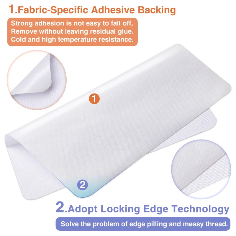 Gheeidau Canvas Repair Patch 9Ã—11 Inch 3Pcs Waterproof Self-Adhesive Fabric Repair Patch for Tents,Boat Cover,Pop Up Canopy,Patio,Bags,Car Seats,Sofas,Furniture Cover(Black) - Image 5