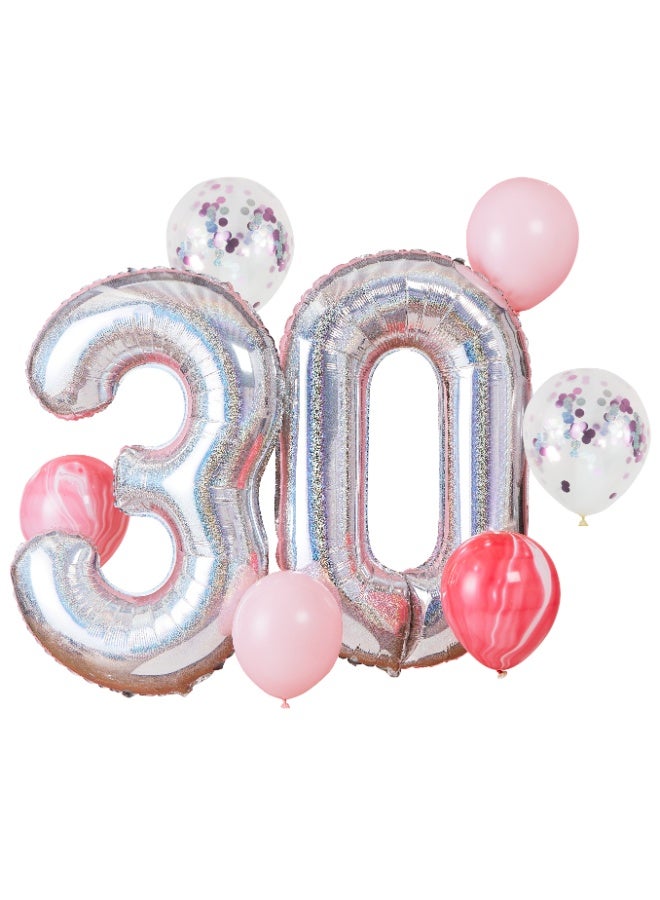 Ginger Ray 30Th Birthday Balloon Bundle - Image 1