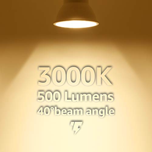 TORCHSTAR PAR16 LED Bulb, UL Listed Dimmable Spot Light, 40° Beam Angle, 500LM Track Spotlight, 50W Equivalent Track Light Bulbs, 3000K Warm White, E26 Medium Base, Damp Rated, Pack of 6 - Image 4