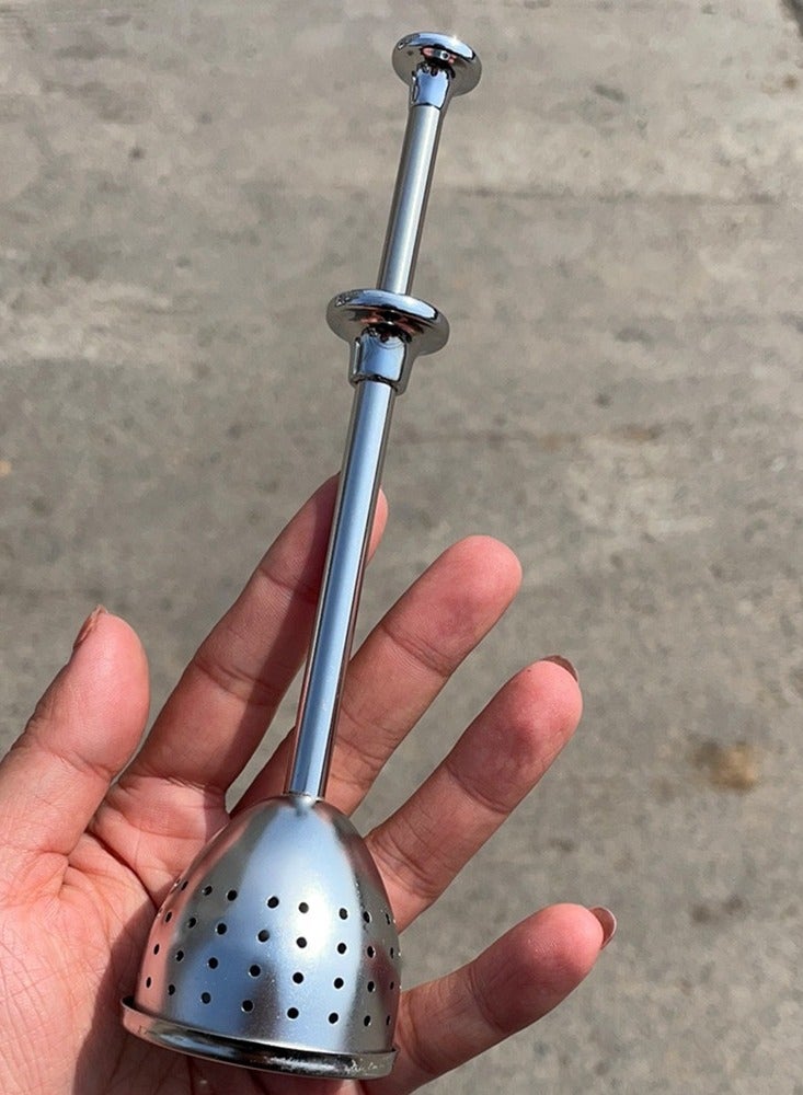 1PC Reusable Stainless Steel Tea Strainer Mesh Infuser Basket Loose Tea Leaf Infusers Herb Filter for Mug Teapot Teaware  - Image 3