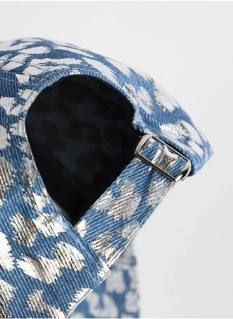 صوص هاوت Metallic Leopard Baseball Cap