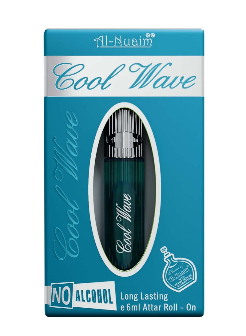 Al Nuaim Al-Nuaim Cool Wave Alcohol Free Attar Roll On for Men & Women - Pack of 4 (6ml Each) | Exquisite & Long Lasting Fragrance - Image 4