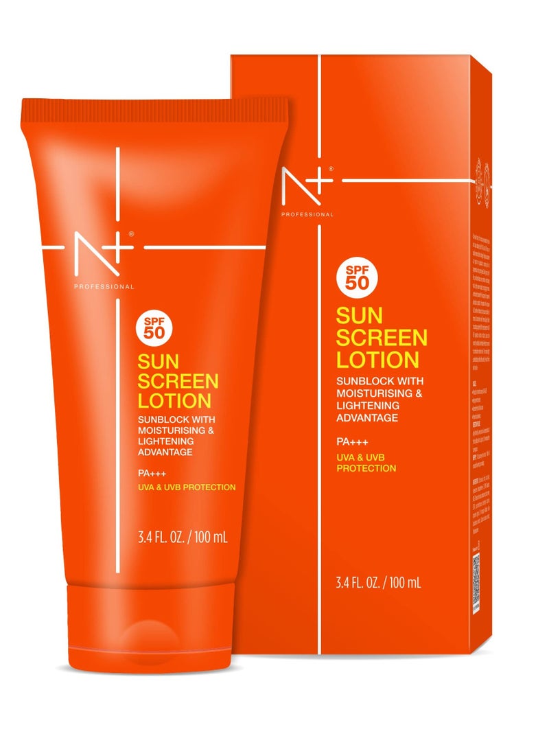 N+ Professional N+SPF50 SUN SCREEN LOTION 50ML - Image 1