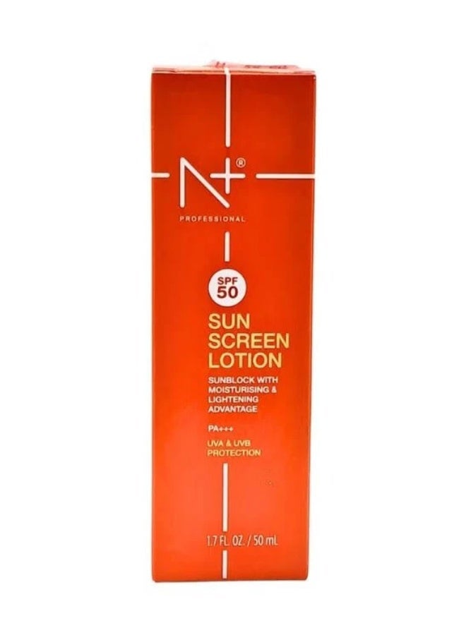 SPF50 SUN SCREEN LOTION 50ML