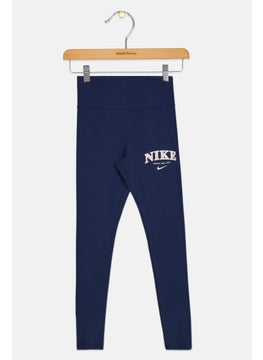 Nike Kids Girl Sport Fit Outdoor Leggings, Navy  - Image 1