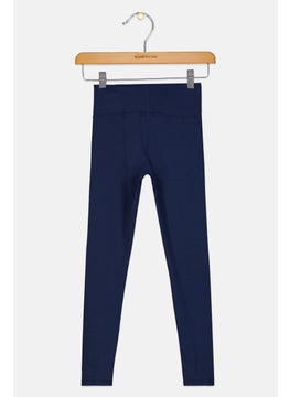 Nike Kids Girl Sport Fit Outdoor Leggings, Navy  - Image 2