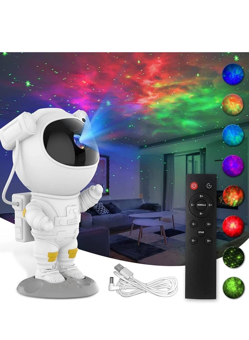 ELTRAZONE Night Lights Star Projector. Astronaut Nebula Galaxy Projector with Timer, Remote Control and 360°Adjustable Design. For Room Decoration Party - Image 1