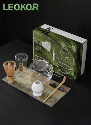 Matcha Tea Set, 7Pcs Matcha Whisk Set, Traditional Handmade Matcha Tea Tool, Include Matcha Bowl, Bamboo Matcha Whisk, Whisk Holder, Scoop, Scoop Stand, Stainless Steel Tea Sifter, Tea Towel - pzsku/ZFCF6CCABD065B5EE7AEEZ/45/_/1718700623/9ca96522-1293-45c2-a8e8-8a7b5b5a7f57