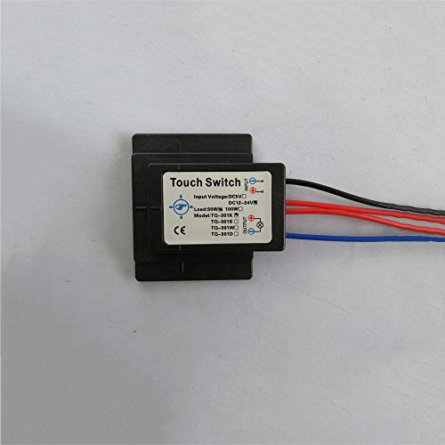 Taidacent Touch Sensor Switch for Bathroom Mirror LED Light Capacitive Touch Light Switch 12V24V Bathroom Smart Glass Capacitance Sensor Module - Image 5