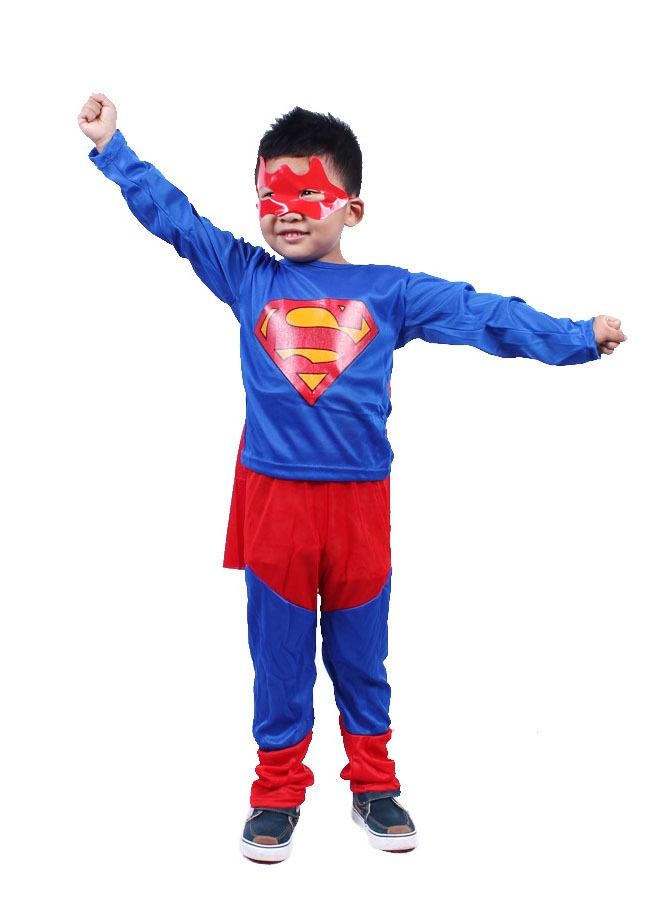 Superhero Superman Breathable Comfortable Themed Party Fancy Dress Cosplay Costume - Image 3
