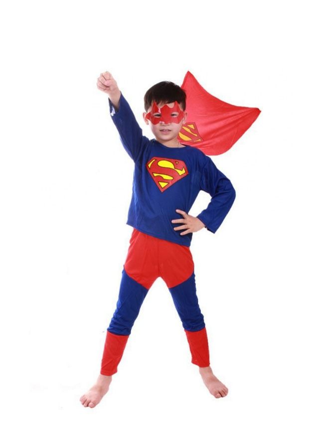 Superhero Superman Breathable Comfortable Themed Party Fancy Dress Cosplay Costume - Image 4