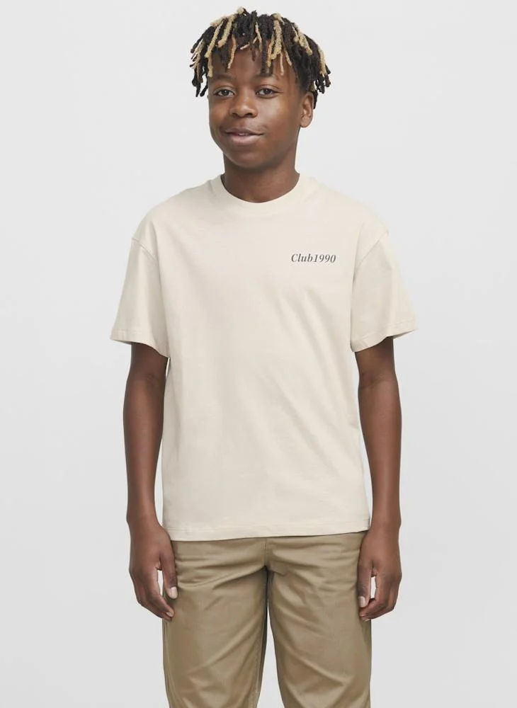 Jack & Jones Junior Youth Graphic Crew Neck T-Shirt