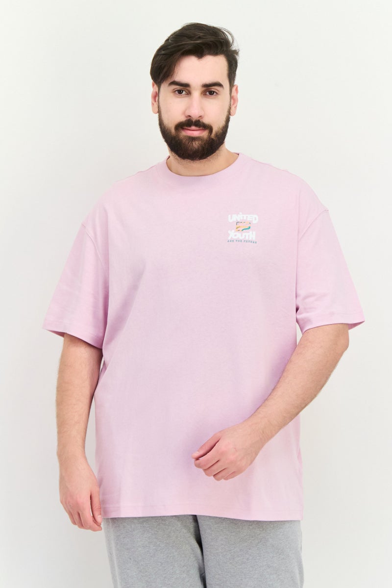 PUMA Men Relaxed Fit Short Sleeves Outdoor T-Shirt, Lavender - Image 1