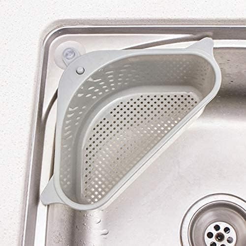 TECHNOWAYS SOLUTION Sink Strainer |Kitchen Sink Waste Collector Basket, Space-Saving Strainer for Easy Food & Debris Filtering Multifunctional Box Organizer |Grey (14D X 26W X 10h Cm) - Image 1