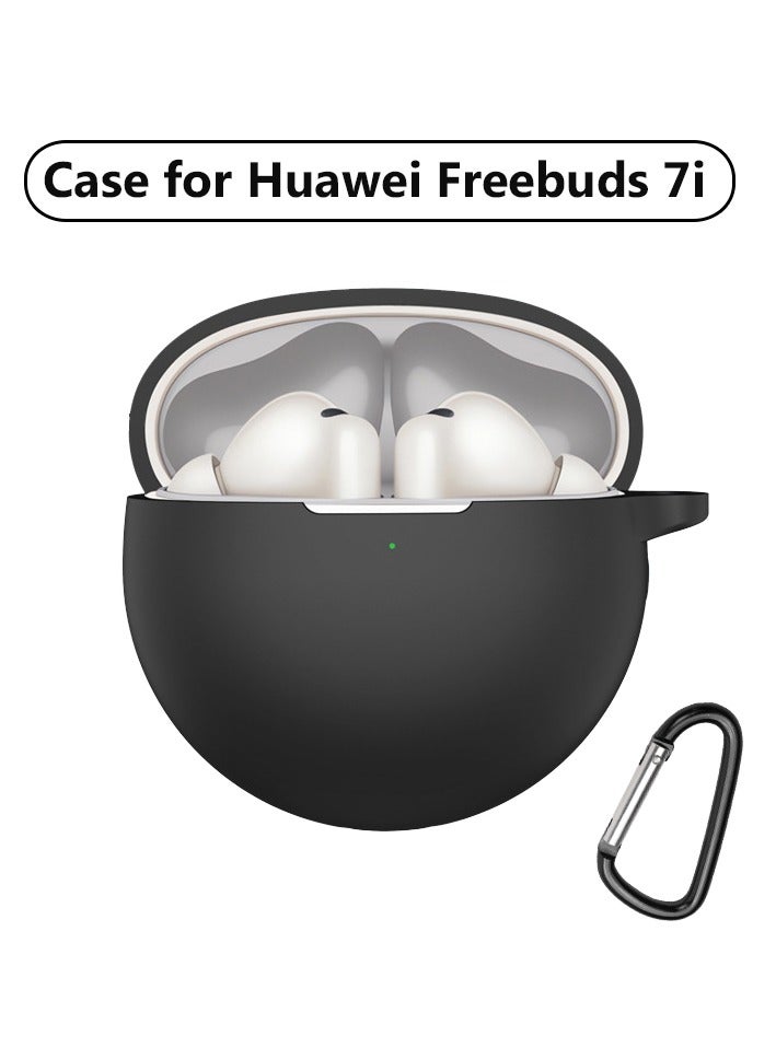 Youque Huawei Freebuds 7i Silicone Case Cover- Made with Soft Silicone, Lightweight & Durable - Stylish Design, Accurate Cut-outs, Easy Installation & Removal