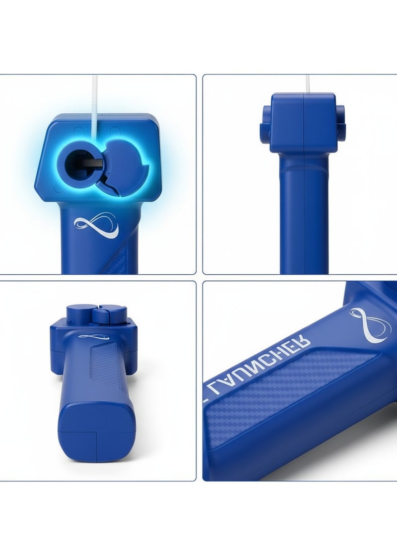 Y&D Glow-in-the-Dark Rope Launcher Adjustable Speed Rope Toys Tease Cats and Dogs Decompression Thruster - Image 4