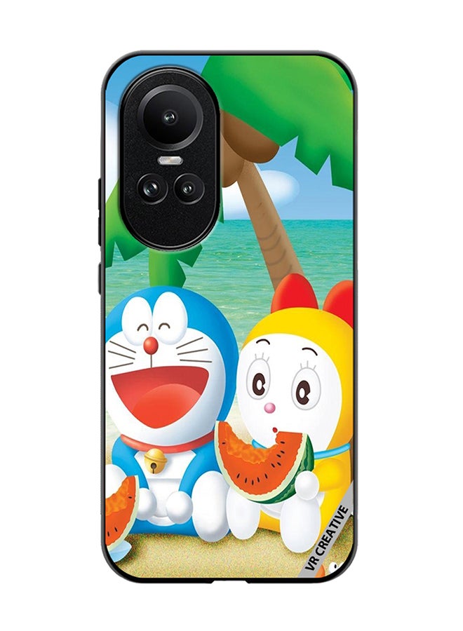 VR CREATIVE Protective Case Cover For Oppo Reno 10 Doremon And Doremi Design Multicolour - Image 1