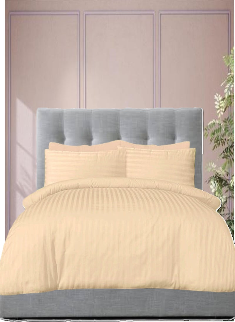 Blueberry 6 Pieces Queen Size Duvet Cover Set - Includes 1 Duvet Cover (220x240cm), 1 Fitted Sheet (150x200+30cm), 4 Pillow Cases (53x75cm) - Image 1
