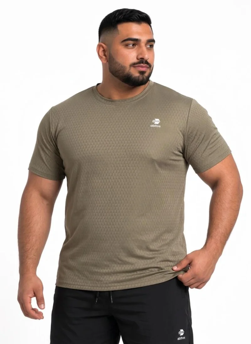 Abitos Checkmate Crusher Training Plus Size UltraLight Tshirt Khaki