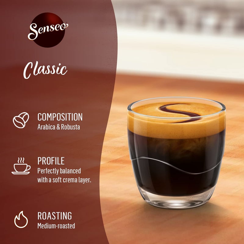 Senseo Classic Medium Roast Coffee Pods - 144 Count (3 Packs) - Smooth, Balanced Flavor with Rich Crema - Single-Serve Pads Compatible with Senseo & PeleCom Machines - Image 5