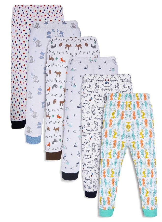 minicult Cotton Unisex Pant Pajama Set ( Crps014 _ Multicolored _ 18-24 Months ) ( Pack Of 6 ) - Image 1