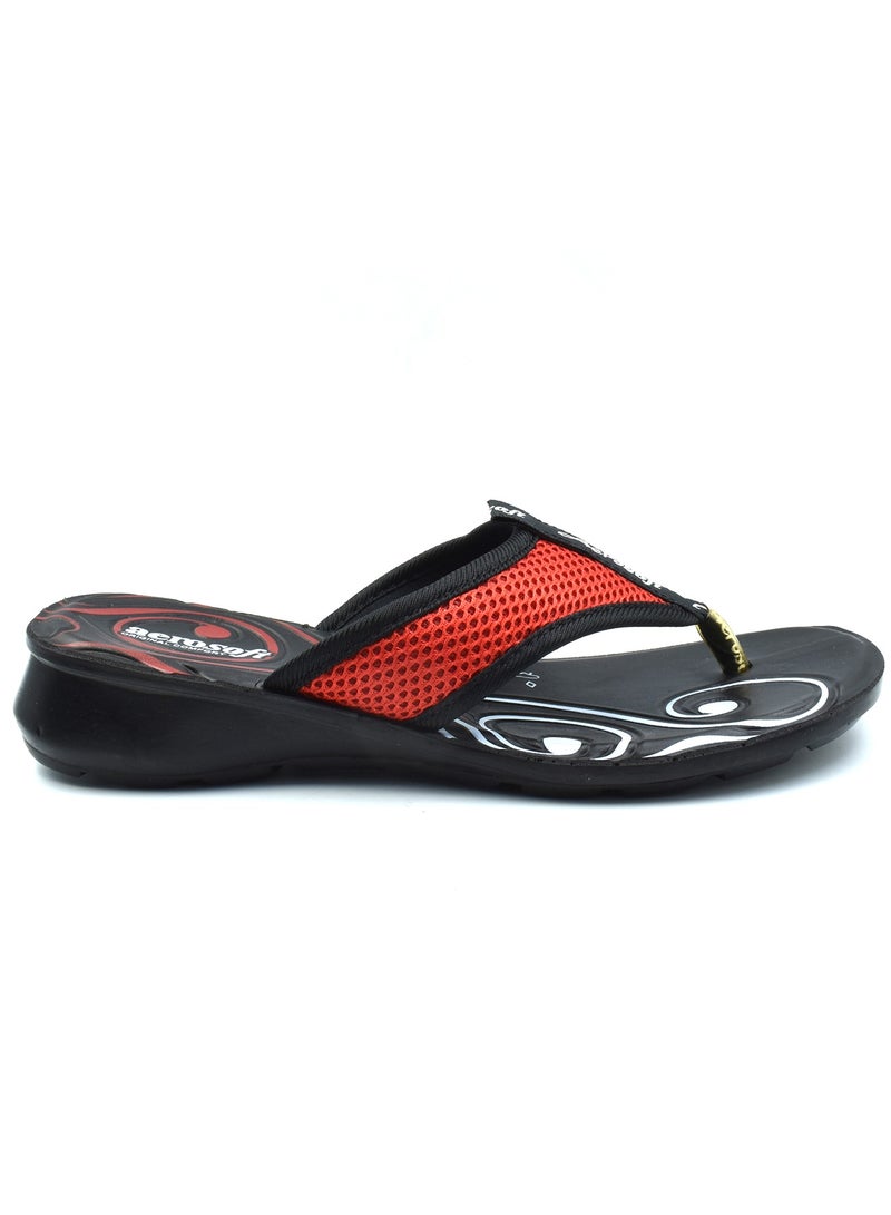 aerosoft صنادل أيروسوفت C2218 للسيدات باللون الأحمر - Image 5